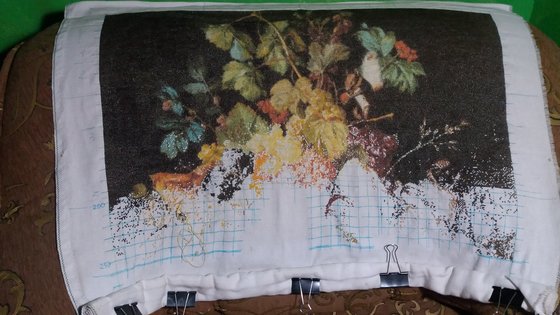 Этап процесса «корзина фруктов с животными»