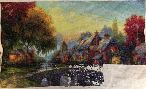 Этап процесса «Схема вышивки «Кинкейд»»