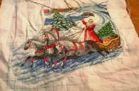 Этап процесса «Сказочный сапожок»