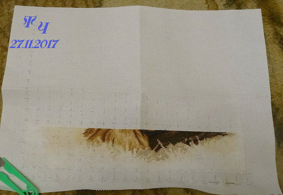 Этап процесса «лохматый ушастик»