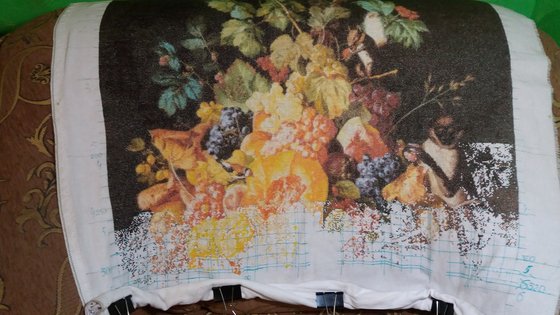 Этап процесса «корзина фруктов с животными»