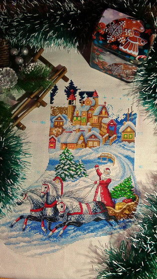 Этап процесса «Сказочный сапожок от Panna»