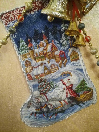 Этап процесса «Сказочный сапожок»