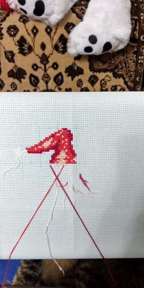 Этап процесса «Символ наступающего 2020 года»