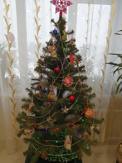 Этап процесса «М. П. Студия - Игрушки на пластиковой канве.»