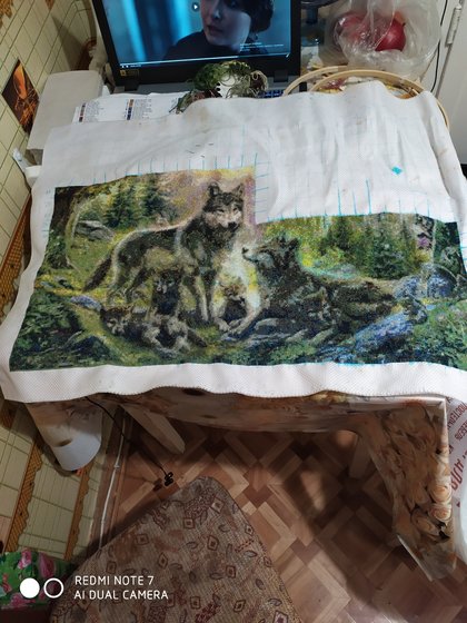 Этап процесса «Волчья семья»