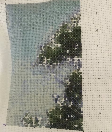 Этап процесса «Горный водопад»