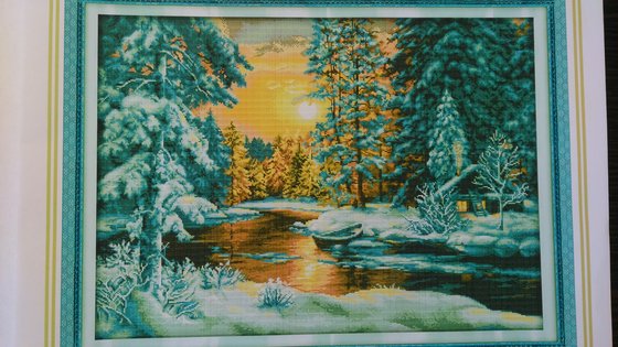 Этап процесса «Зимний закат»