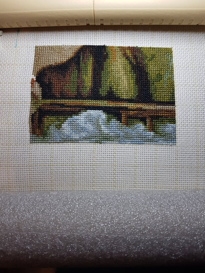 Этап процесса «"Молитва" Luca-S (Artgoblen) (художник Чарльз Бертон Барбер)»