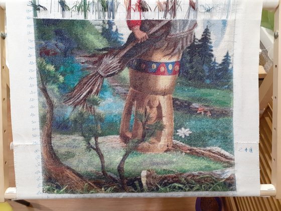 Этап процесса «....там ступа  с бабаю Ягой идёт бредёт сама собой....»