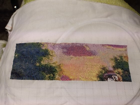 Этап процесса «Роберт Бернс. Тихое место (уютный домик)»