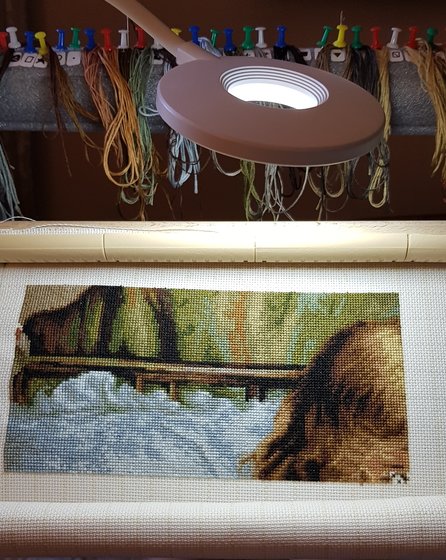 Этап процесса «"Молитва" Luca-S (Artgoblen) (художник Чарльз Бертон Барбер)»