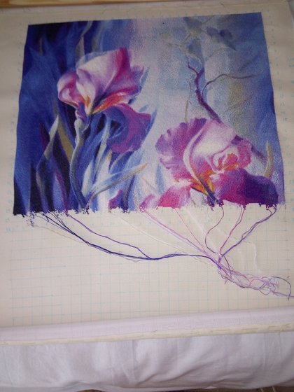 Этап процесса «ночные ирисы-химера»