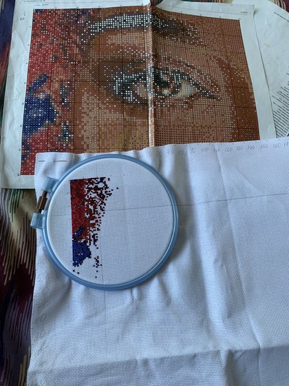 Этап процесса «Красивая девушка часть 1»