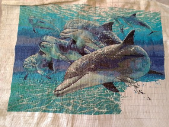 Этап процесса «Стая дельфинов»