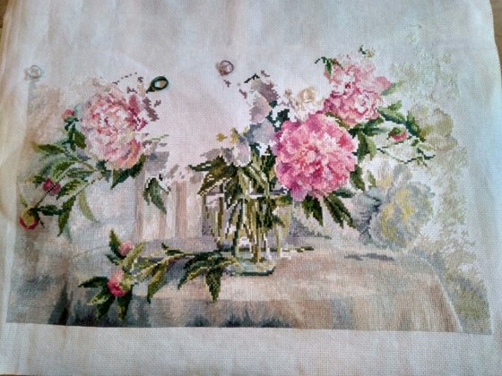 Этап процесса «Пионы от "Алисы"»