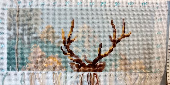 Этап процесса «Олень от "Риолис"»