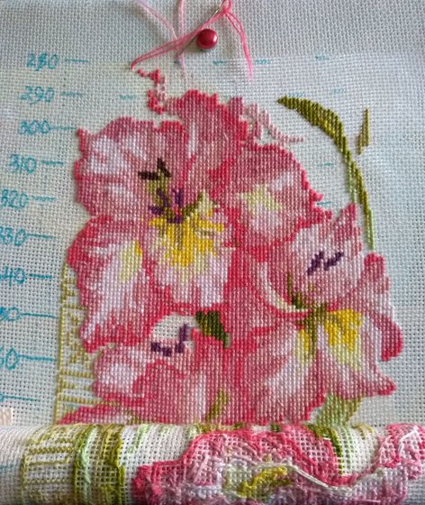 Этап процесса «Риолис. Гладиолусы»