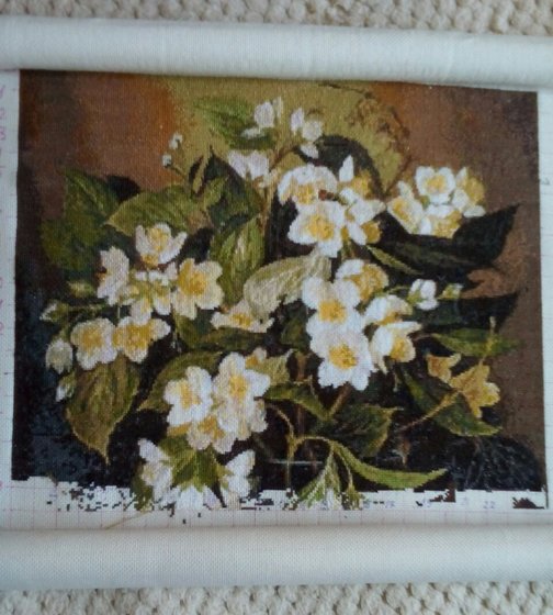 Этап процесса «жасмин в вазе»