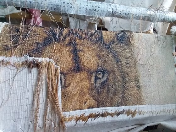 Этап процесса «Лев 560 ×502 155 гамма»