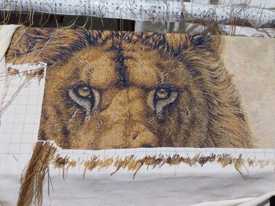 Этап процесса «Лев 560 ×502 155 гамма»