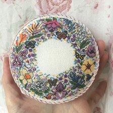 Процесс «Игольница с цветами»