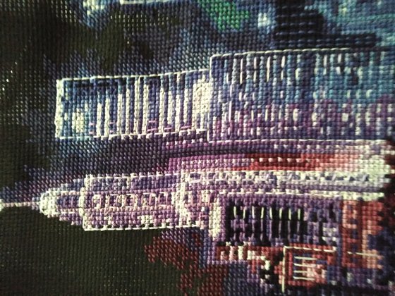 Этап процесса «Ночной город.»