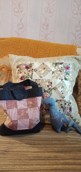 Этап процесса «ЭстЭ 299.1 Дания. Холмы и озера(фрагмент) 300х300, ДМС, Аида 16»