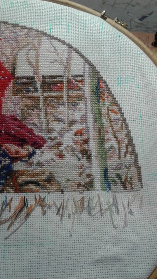 Этап процесса «Прогулка по первому снегу»