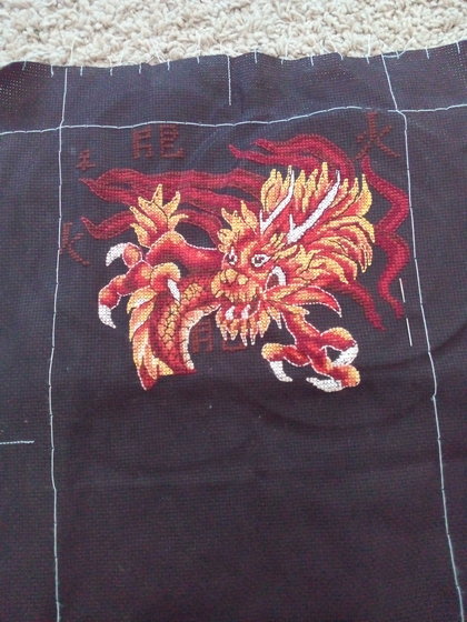 Этап процесса «Огненный дракон»