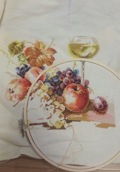 Этап процесса «"Осенний натюрморт"»