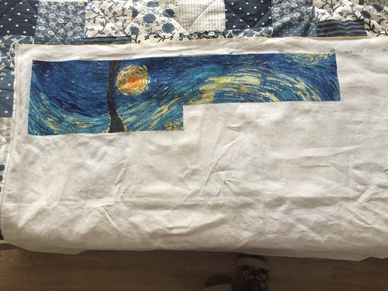 Этап процесса «Звездная ночь, В.Ван Гог»