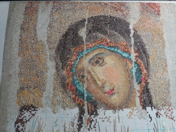 Этап процесса «Богородица Одигитрия ( "Божия Матерь" от THEA GOUVERNEUR)»