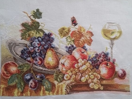 Этап процесса «"Осенний натюрморт"»