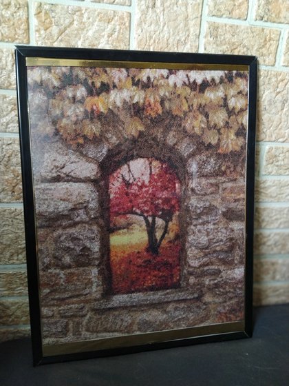 Этап процесса «Окно в стене»