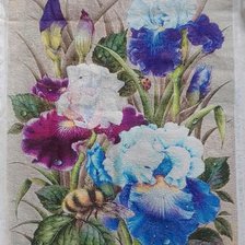 Процесс «Ирисы с пчелой»