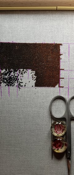 Этап процесса «"Виноград и сливы", Химера»