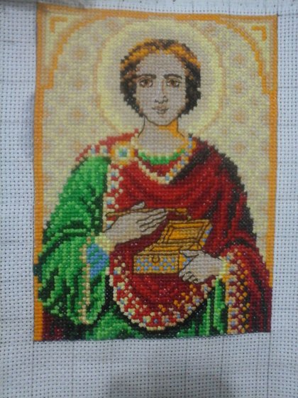 Этап процесса «Пантелеймон целитель»