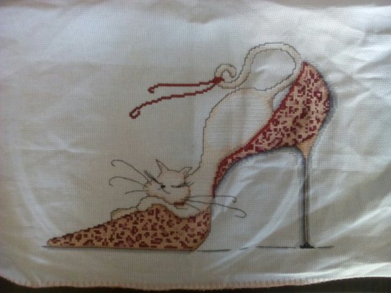 Этап процесса «Котята в туфельках»