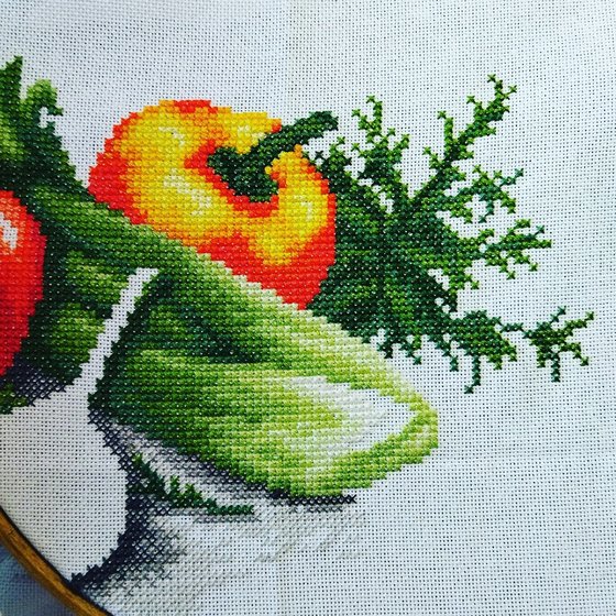 Этап процесса «Овощной микс от Чаривна Мить»