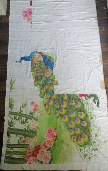 Этап процесса «Павлины в процессе»