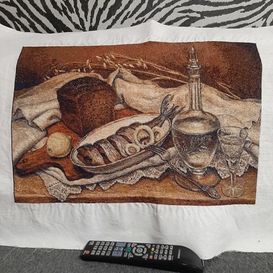 Этап процесса «Мужской натюрморт»