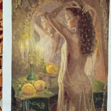 Процесс «Девушка у зеркала»