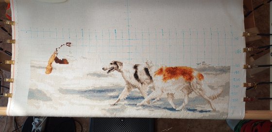 Этап процесса «Зимняя прогулка»