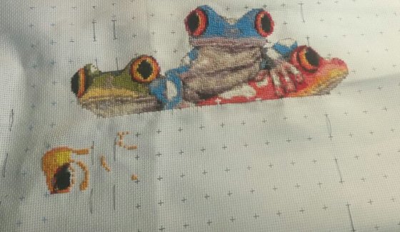 Этап процесса «Лягухи»