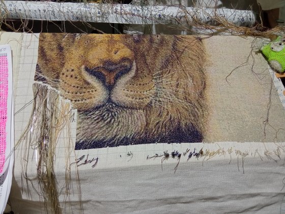 Этап процесса «Лев 560 ×502 155 гамма»