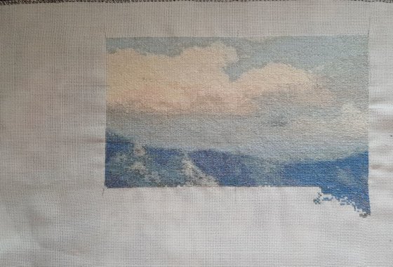 Этап процесса «Городской пейзаж»