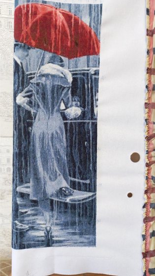 Этап процесса «Под дождём»