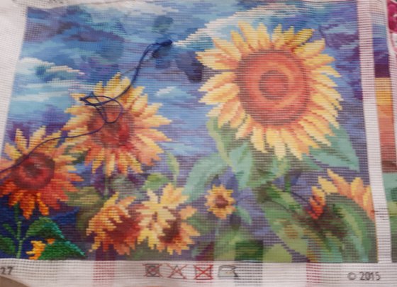 Этап процесса «подсолнухи.»