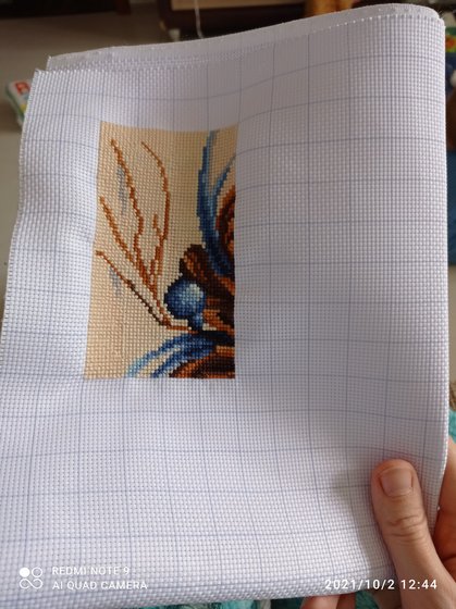 Этап процесса «Красавица лошадка»